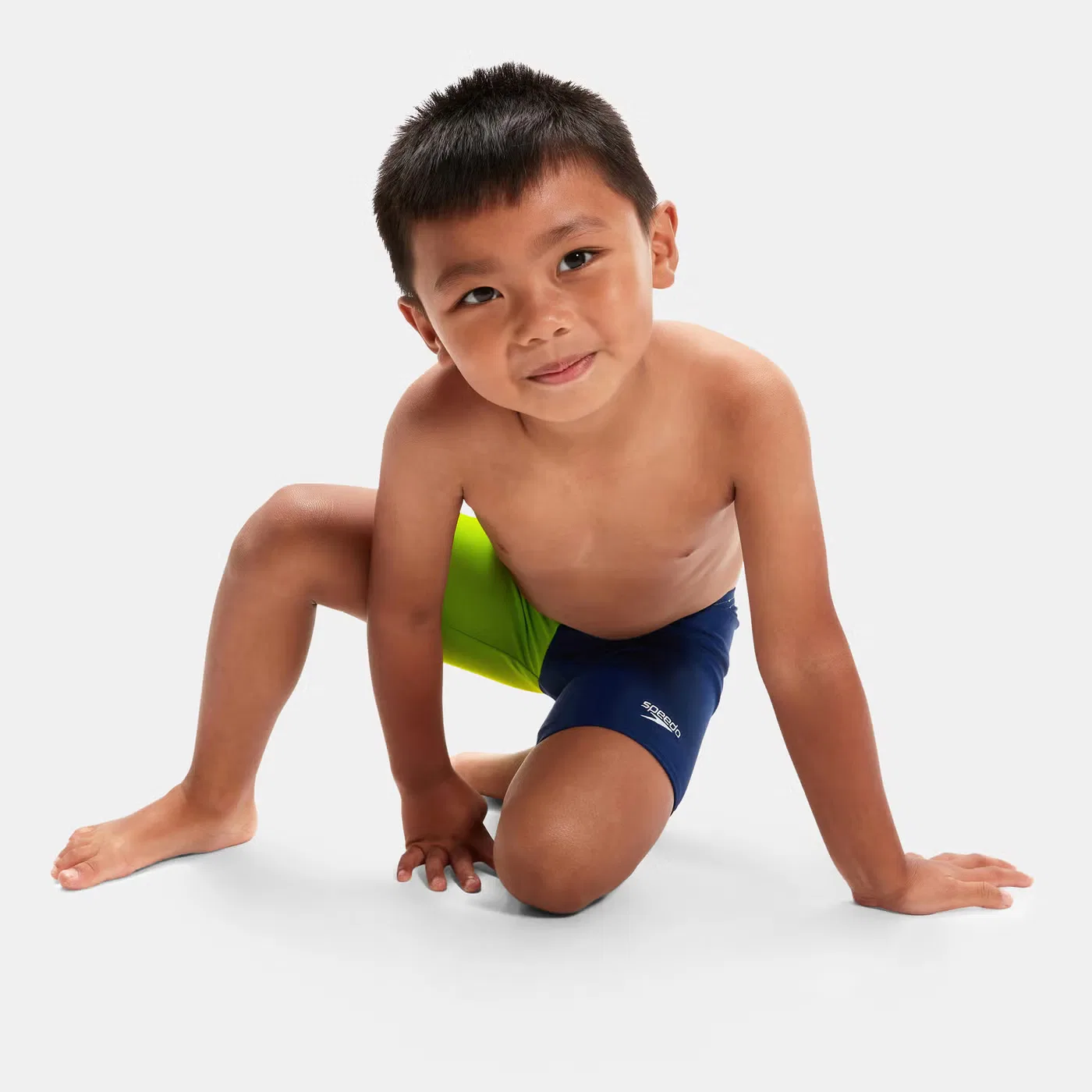 Speedo Плавки детские с защитой от хлора, синий — фото 2