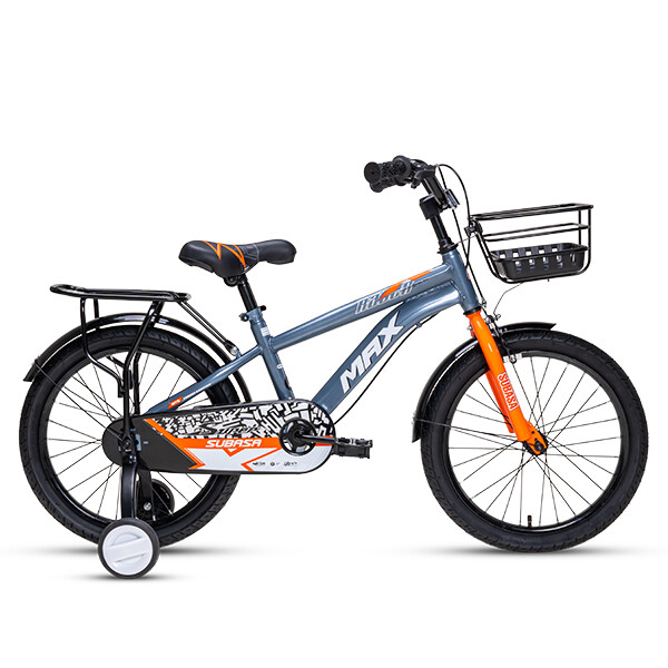 

Велосипед детский MAX BIKE Subasa 4 18", серый/оранжевый