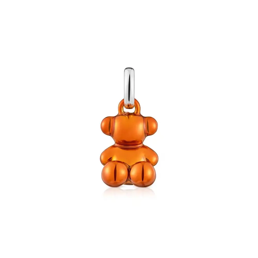 

Подвеска Tous Small Two-tone Bold Bear, серебро/сталь/оранжевый
