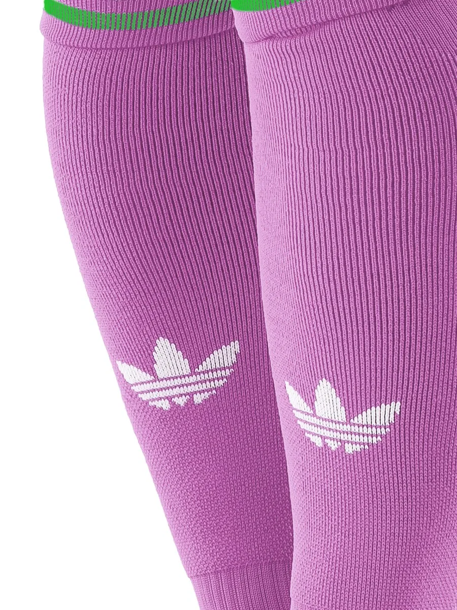 Спортивные носки ADIDAS ORIGINALS фиолетового цвета — фото 3