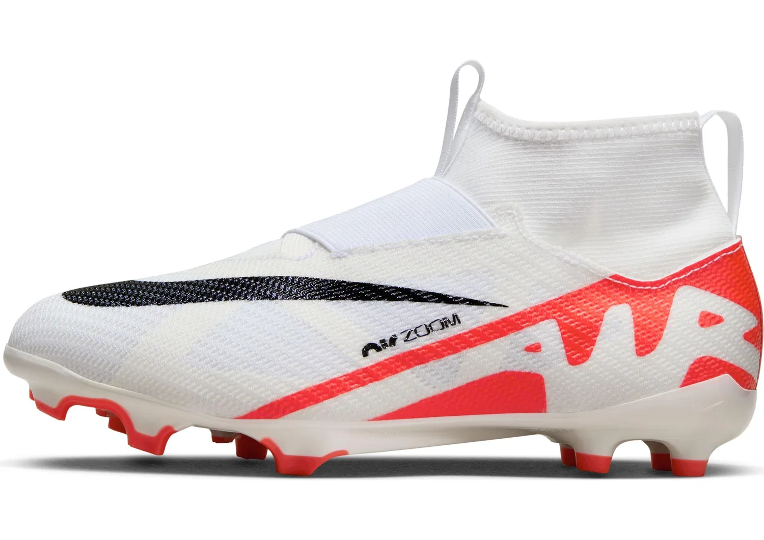 Детские бутсы NIKE Jr Zoom Superfly 9 Pro FG NIKE, Bright Crimson White Black