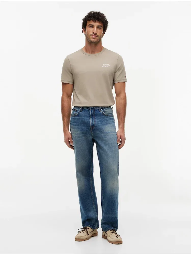 Футболка с принтом Palm Photo TOMMY HILFIGER, Beige — фото 2