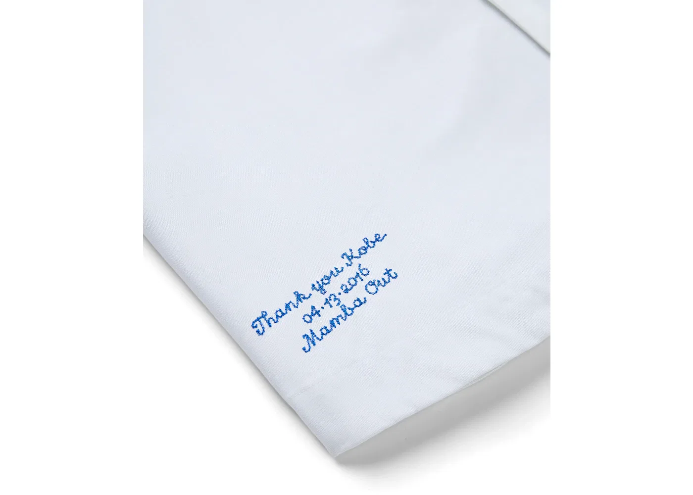 Мужская джерси с коротким рукавом Nike Kobe Bryant Baseball S/S Top, White/Blue — фото 3