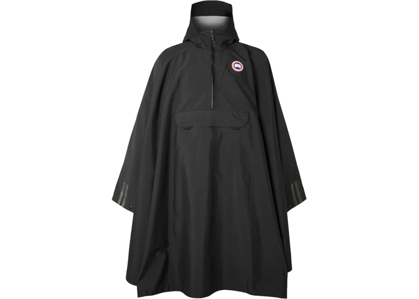 Унисекс пончо с капюшоном оверсайз Canada Goose, черный