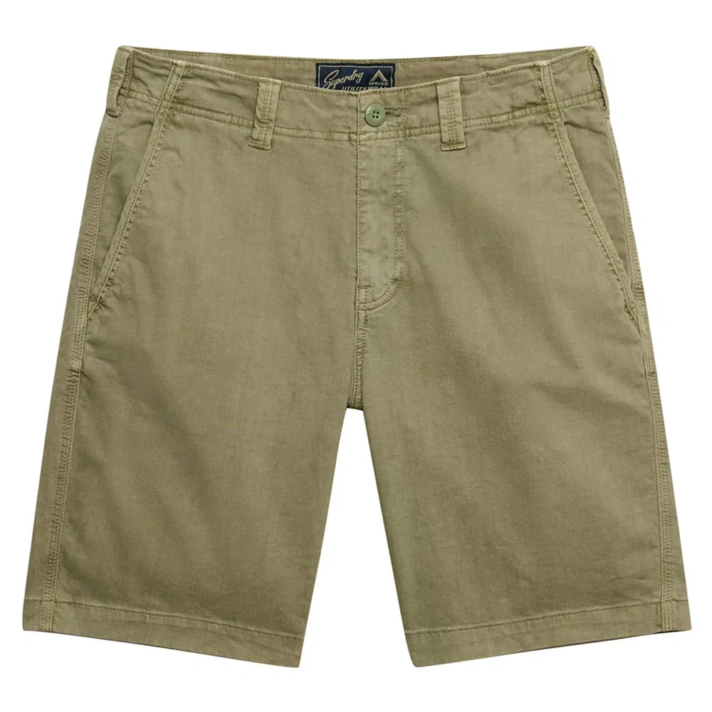 Шорты чинос Utility Superdry, зеленый