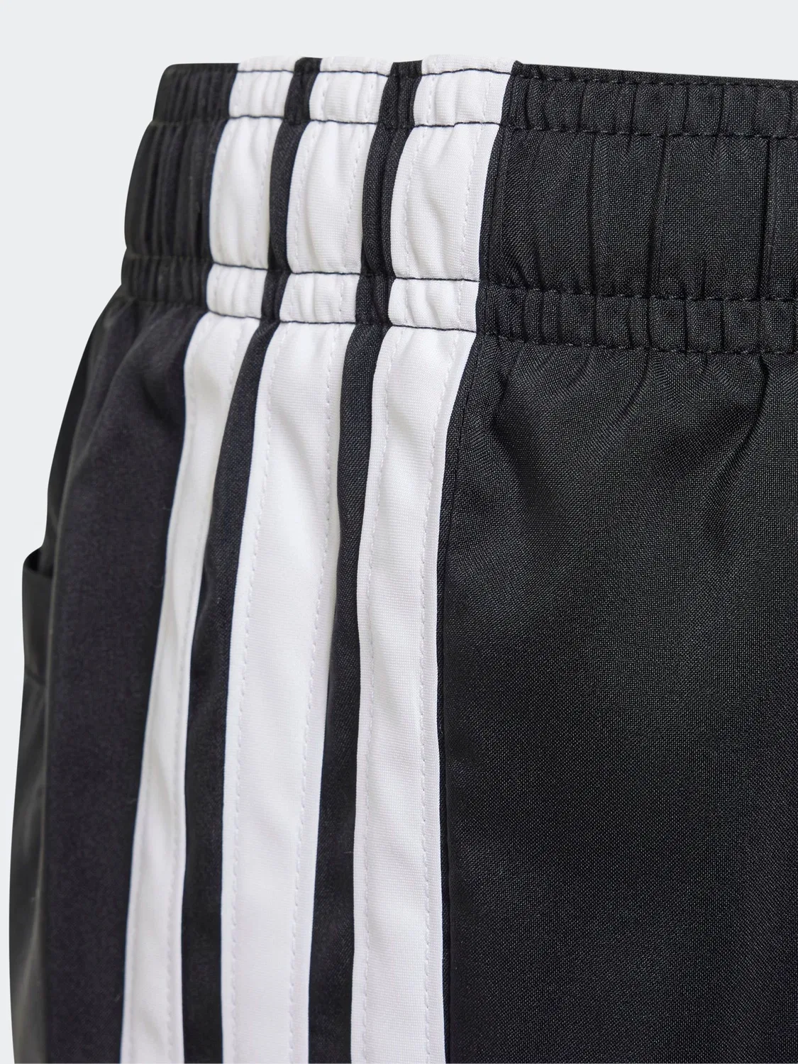Плавки детские, модель Black 3-Stripes adidas, черный — фото 3