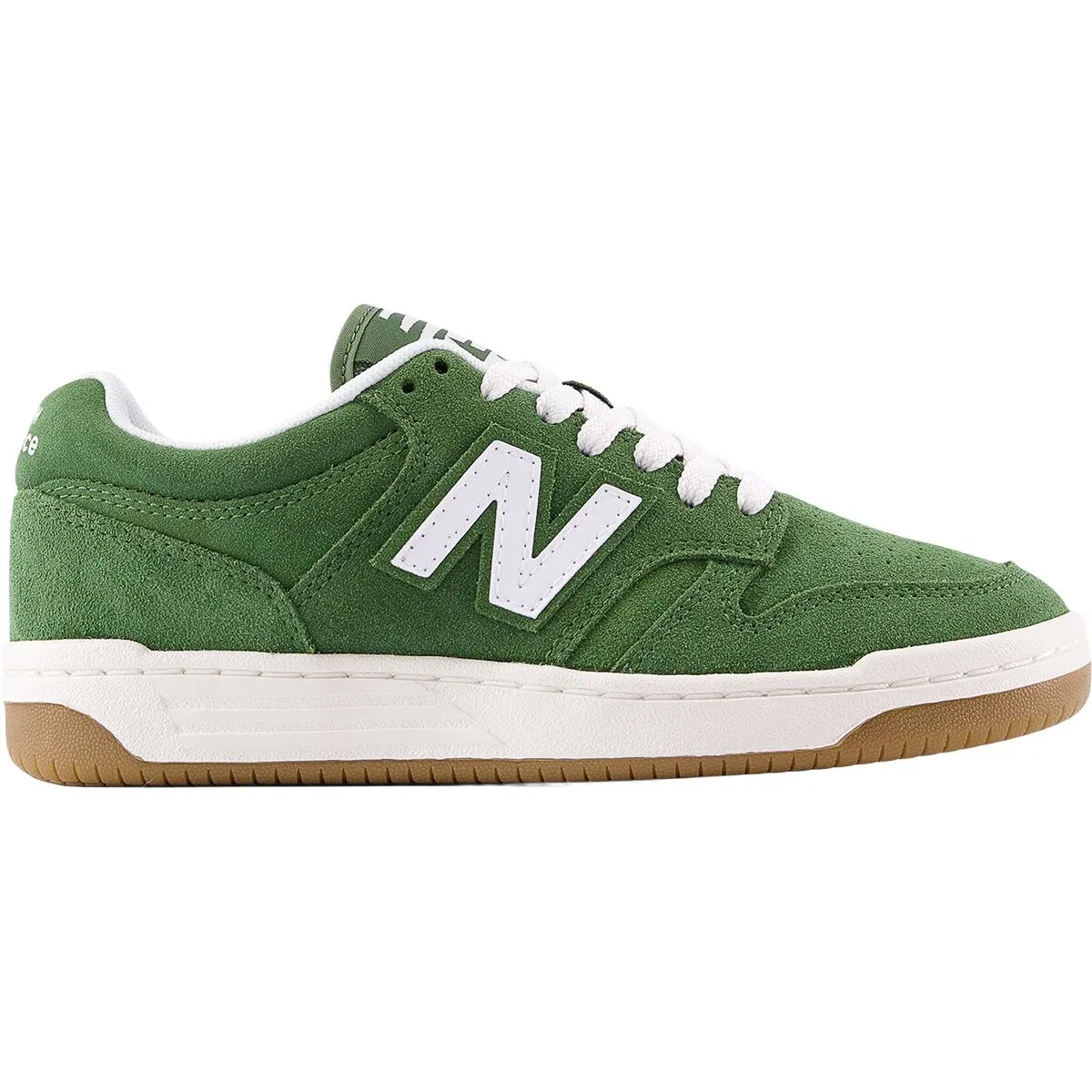 Детские кроссовки для мальчиков с ретро-дизайном New Balance, White Dark Alpine Green