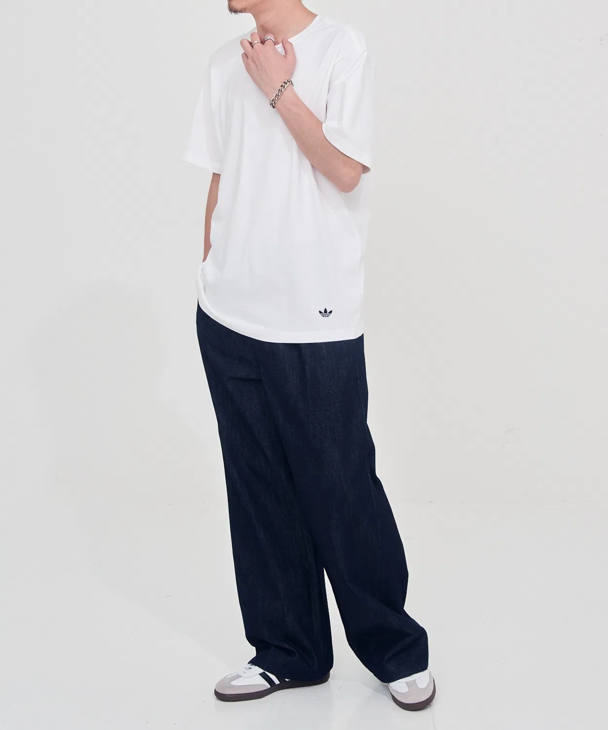 Мужская футболка с коротким рукавом Adidas Japan Made For You, Белый — фото 3