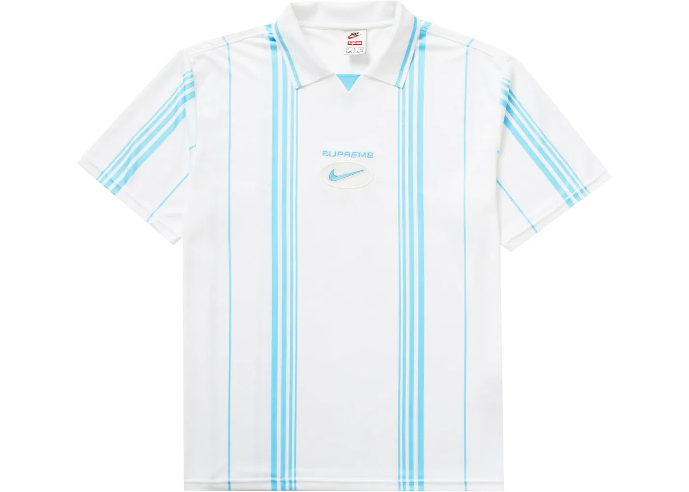 Мужская футбольная джерси с полосками Jersey Supreme, White