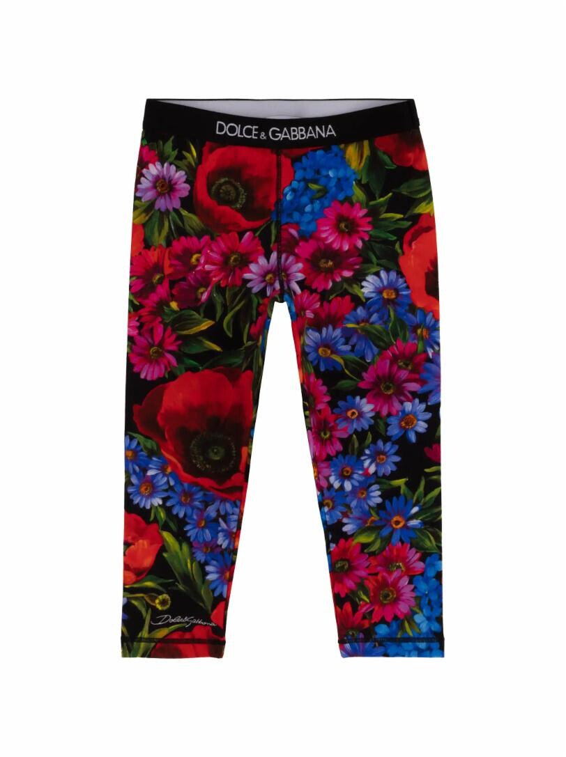 

Леггинсы с цветочным принтом Dolce&Gabbana
