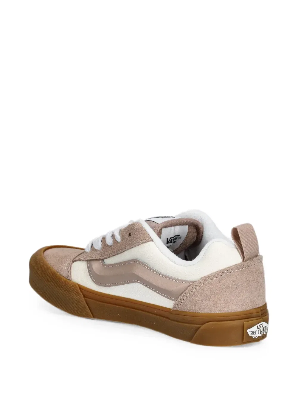 Низкие кеды Old Skool с замшевыми вставками Vans Kids, коричневый — фото 3