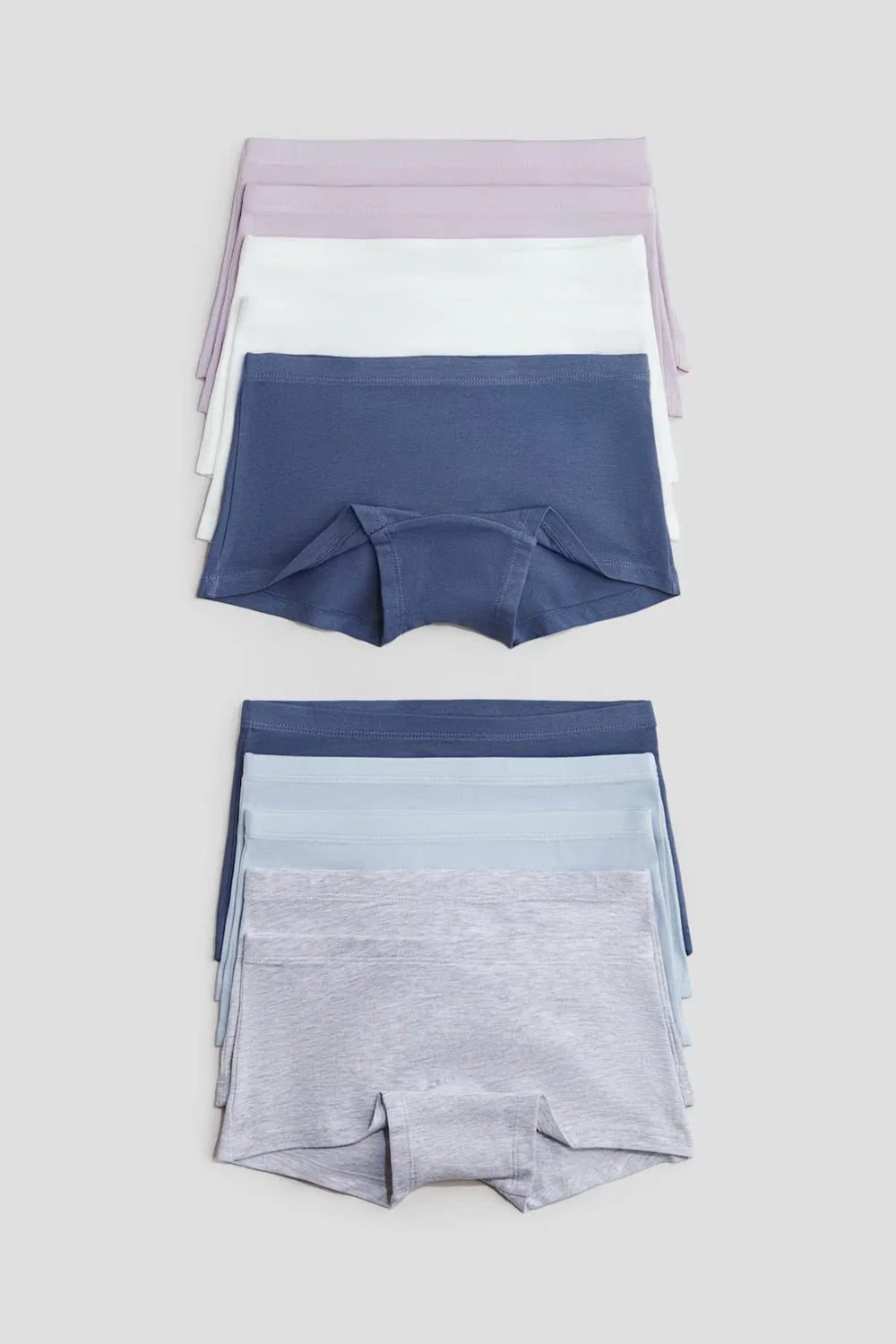 Упаковка из 10 боксерских трусов H&M, Grau/Blau/Lila