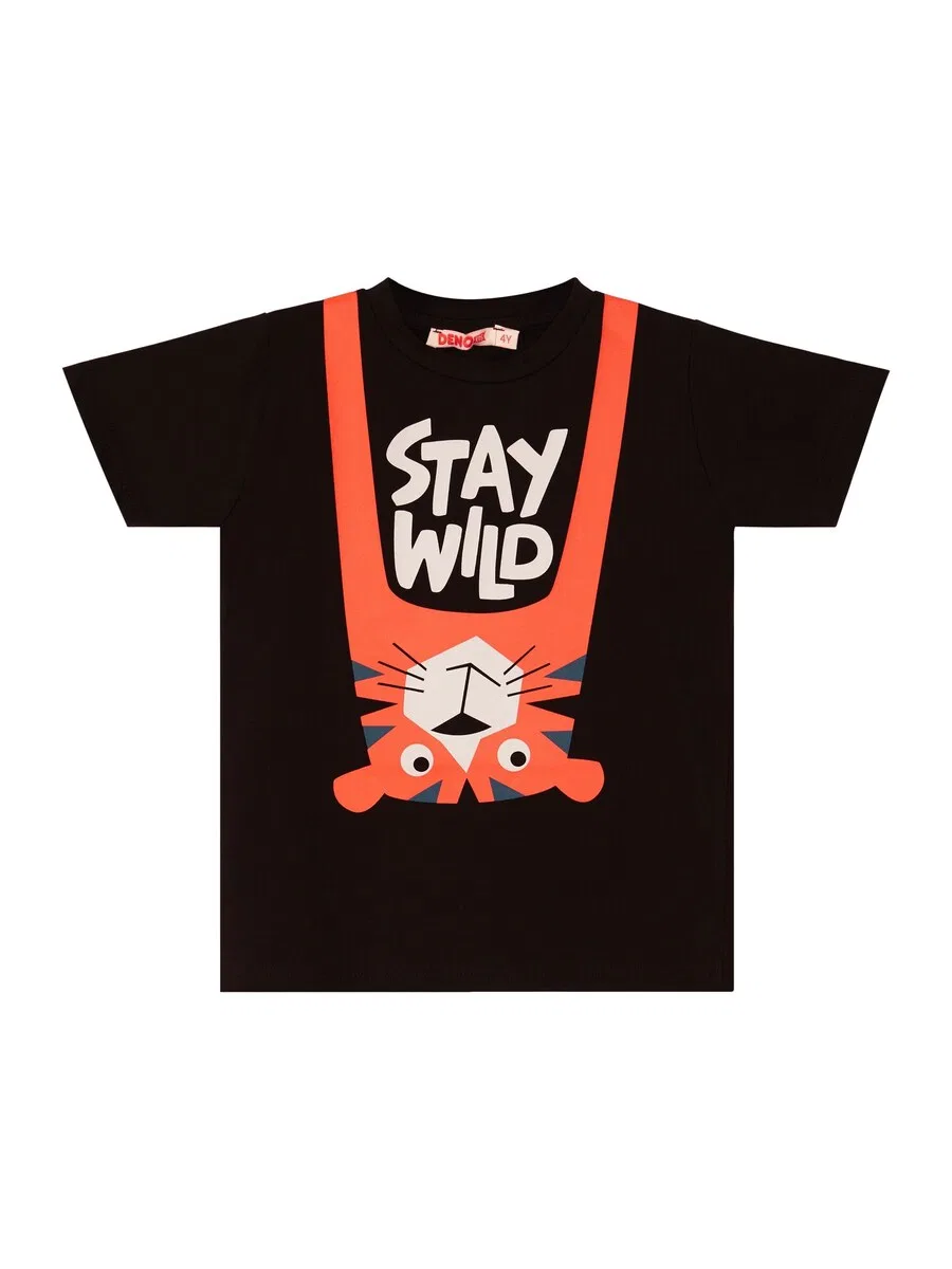 Комплект «Wild Camo» в черном цвете Denokids — фото 4