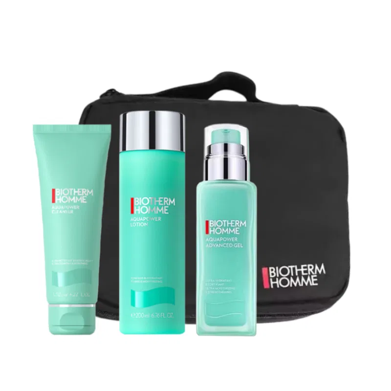 Мужской набор средств для ухода за кожей BIOTHERM Hydrodynamics, Cleanser 125ml+Toner 200ml+Lotion 100ml