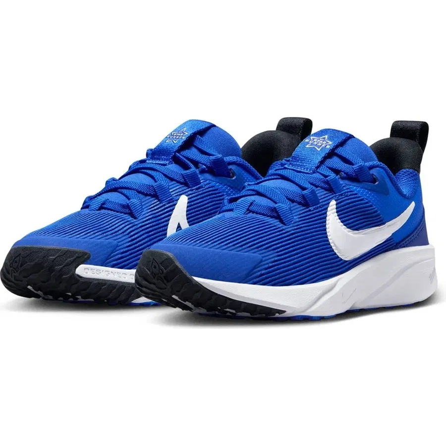Детские кроссовки с эластичными шнурками Star Runner 4 Nike, Синий — фото 3