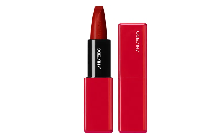 Губная помада Satin Bright Lipstick SHISEIDO, #413 Main Frame Garnet Red