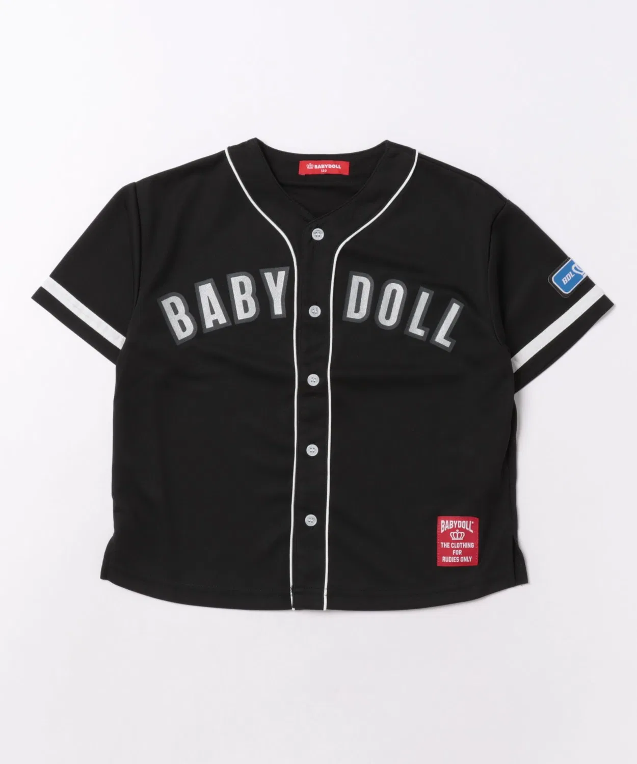 Детская футболка-поло с леопардовым принтом BABYDOLL 1778K, Black — фото 2