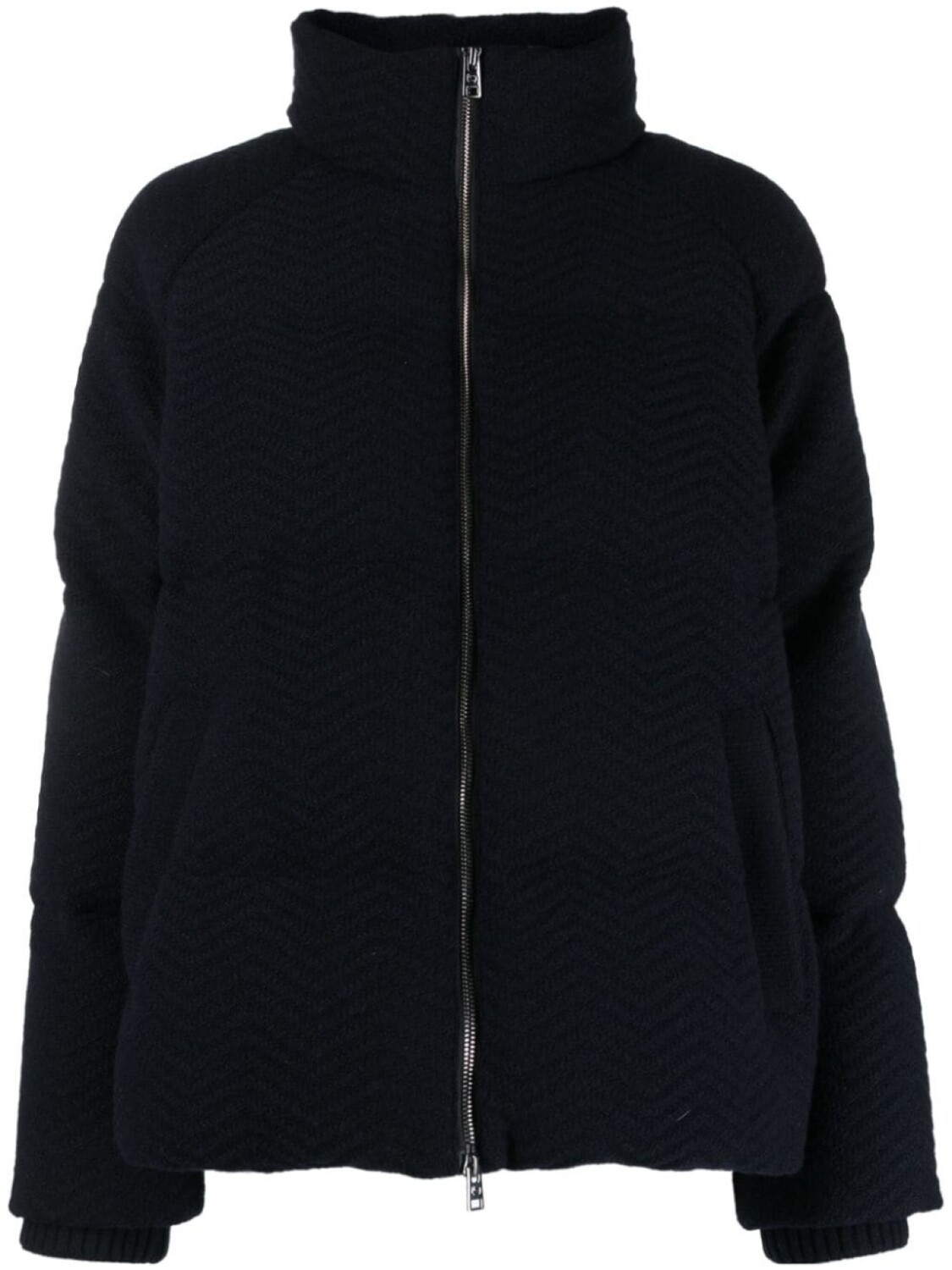 

Пуховик с высоким воротником Woolrich, синий