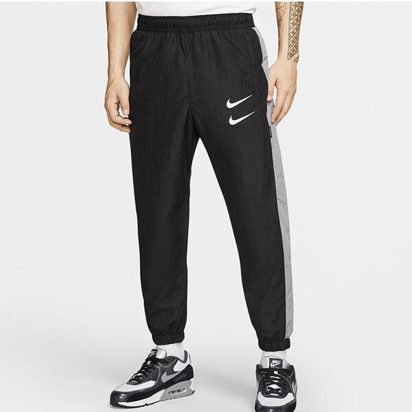 Спортивные штаны Nike Woven Bundle Feet Casual Sports Long Pants Black, черный — фото 4