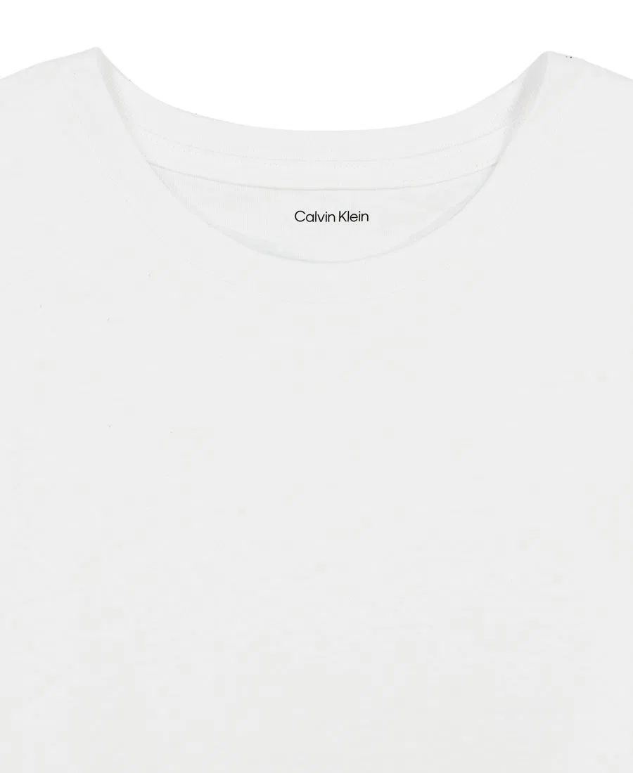 Футболка Calvin Klein с коротким рукавом, круглая горловина, White — фото 3