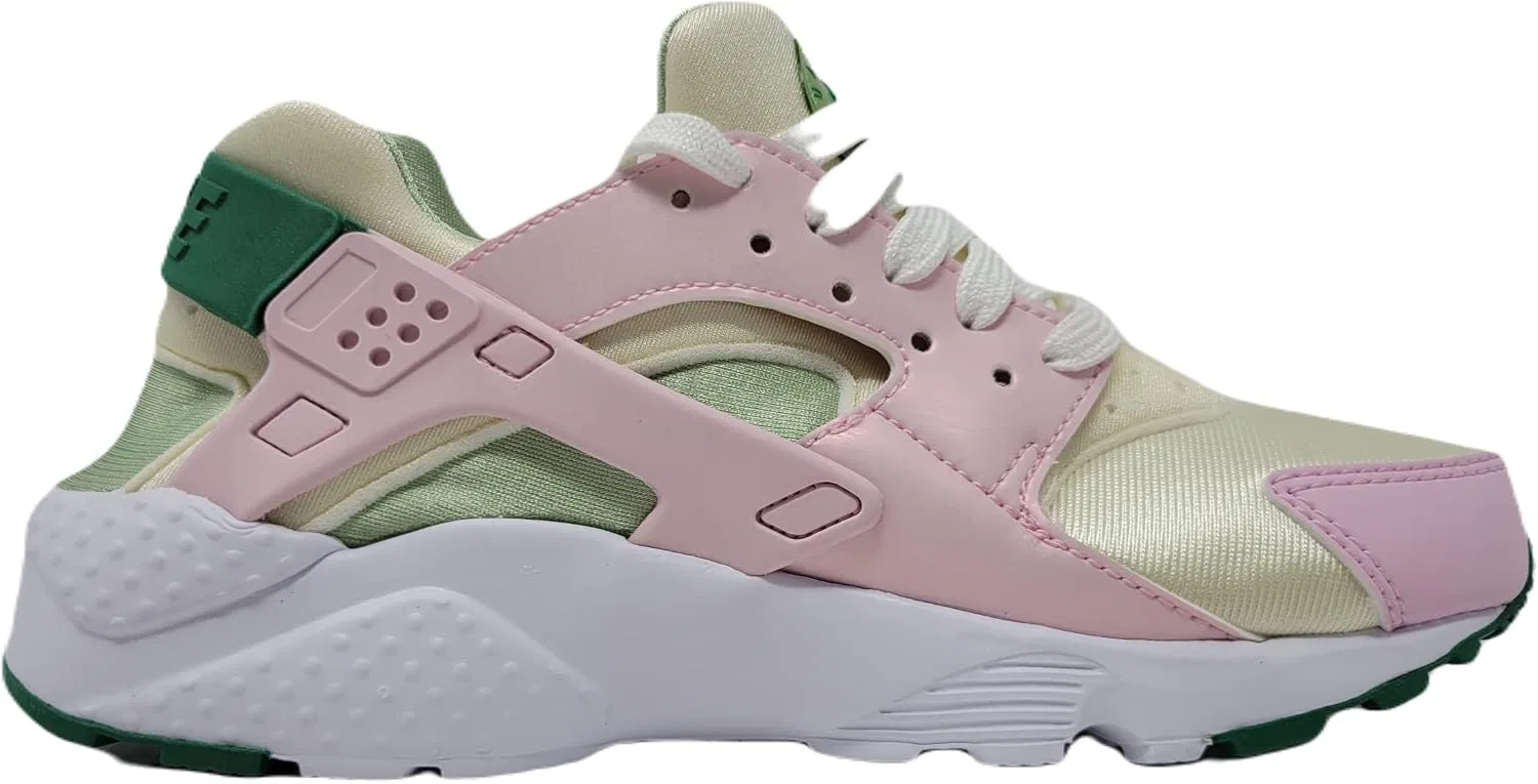 Детские кроссовки для девочек с принтом Huarache Run Nike, Pink Foam Malachite Sesame — фото 2