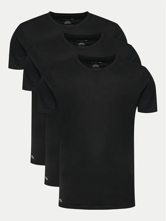 Комплект футболок regular fit Lacoste, черный