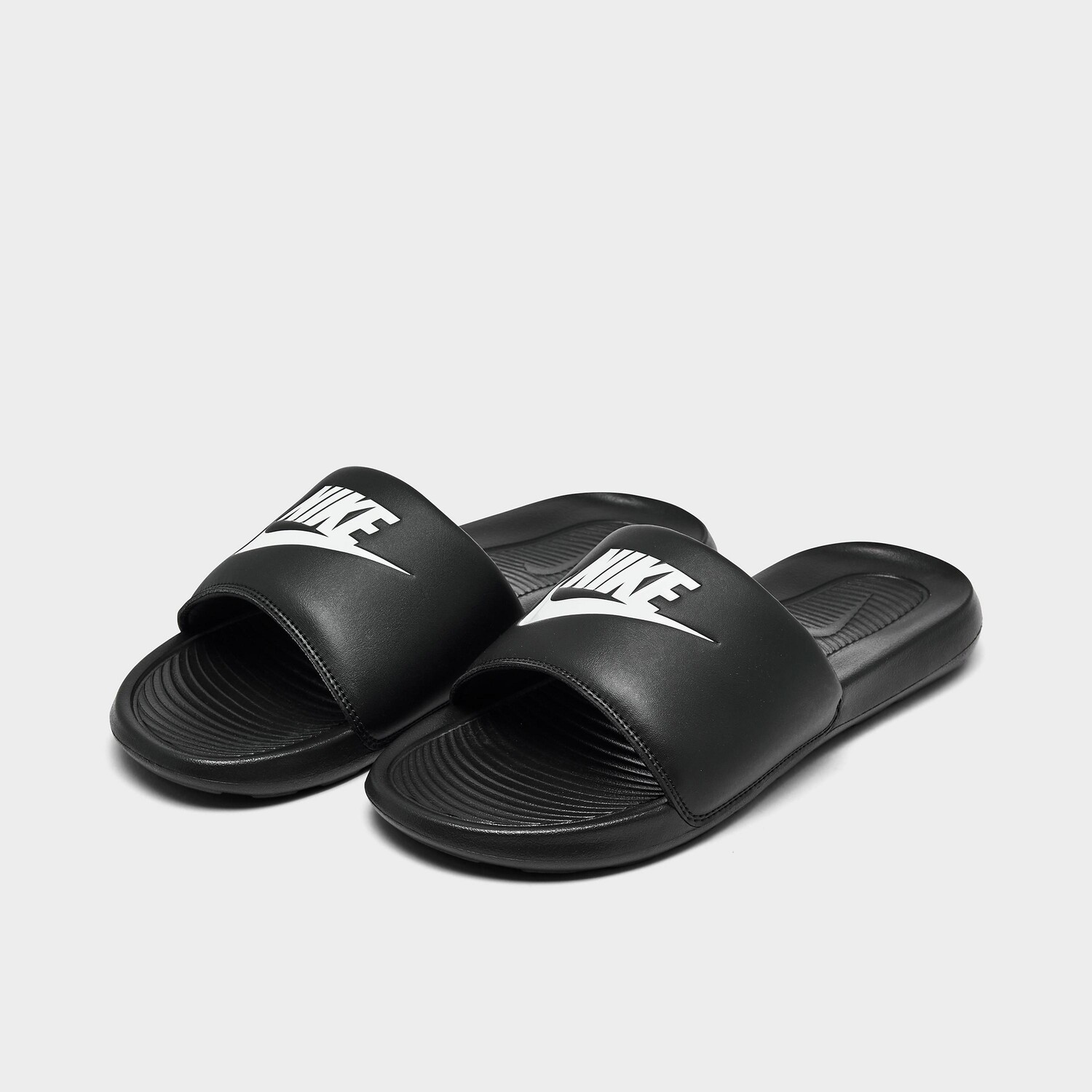 Мужские сандалии Nike Victori One Slide, черно-белый — фото 3