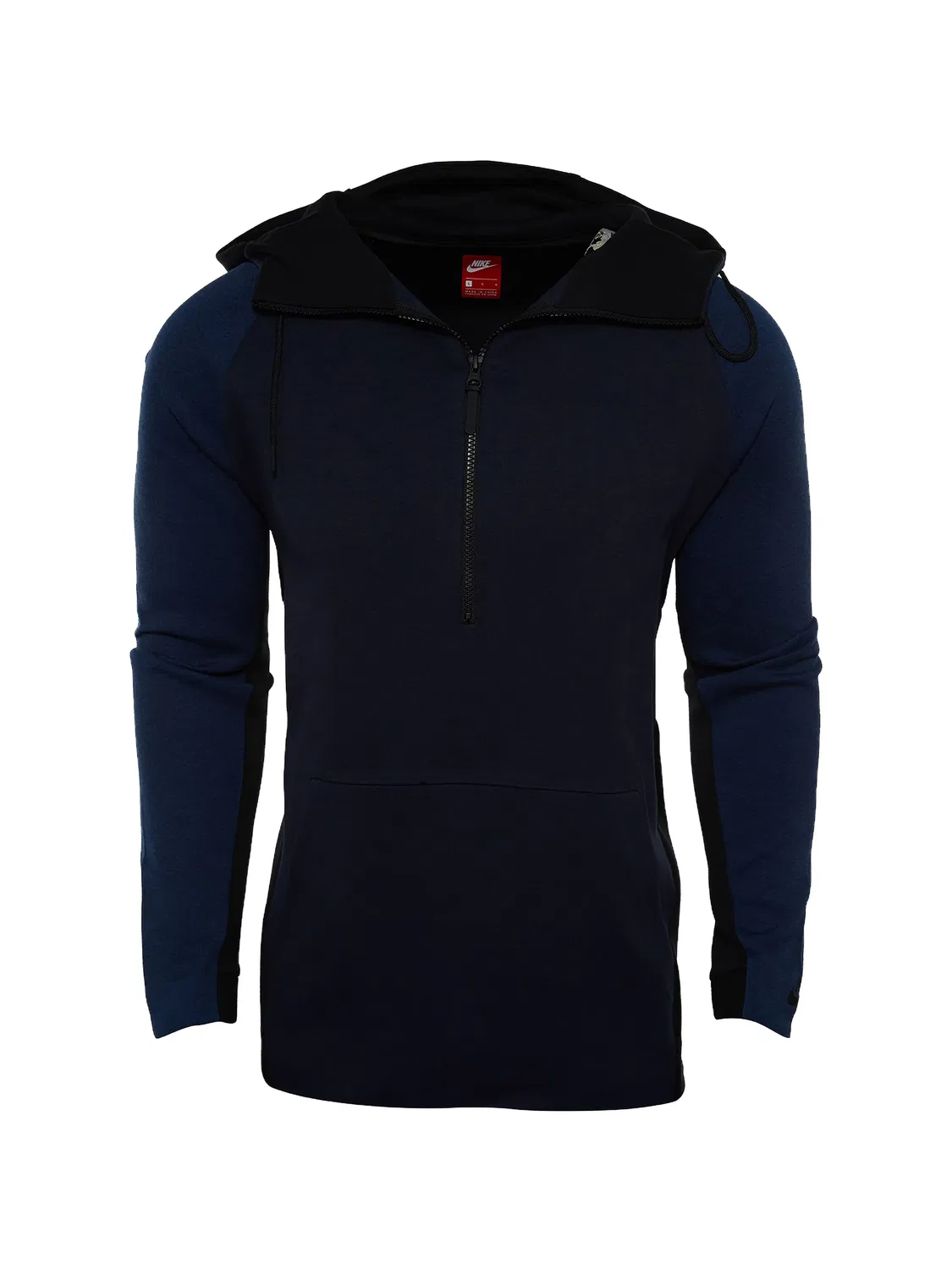 Худи Tech Fleece с воротником на молнии Nike, черный