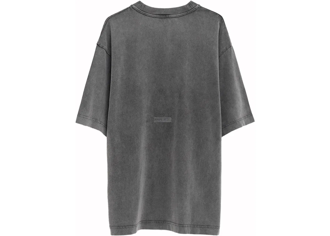 Женская футболка с круглым вырезом Acne Studios, Faded Black Bm0 — фото 2