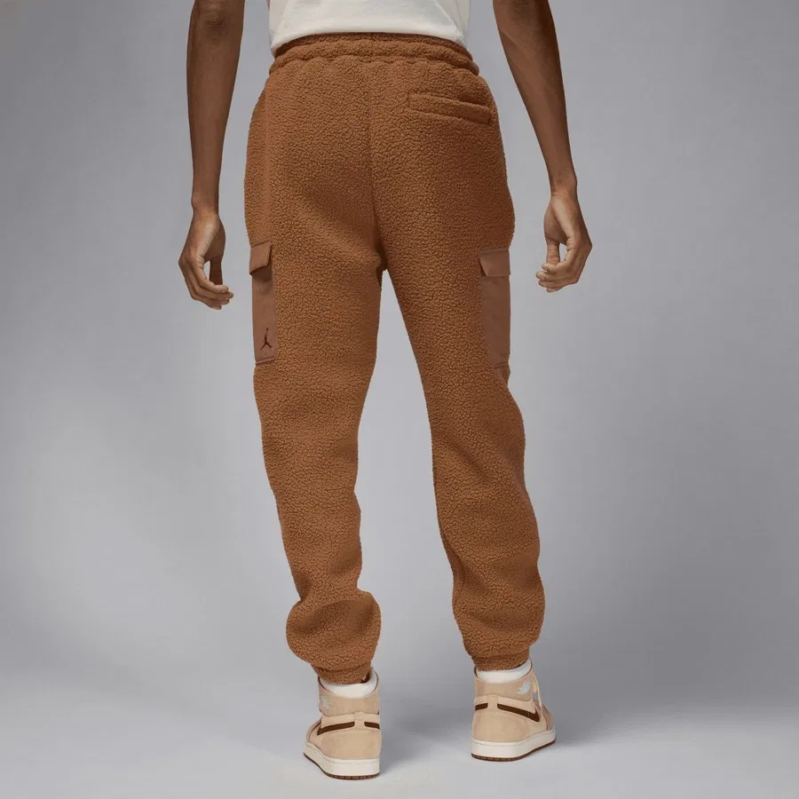 Спортивные брюки с высоким ворсом Jordan Flight High Pile Nike, Коричневый — фото 4