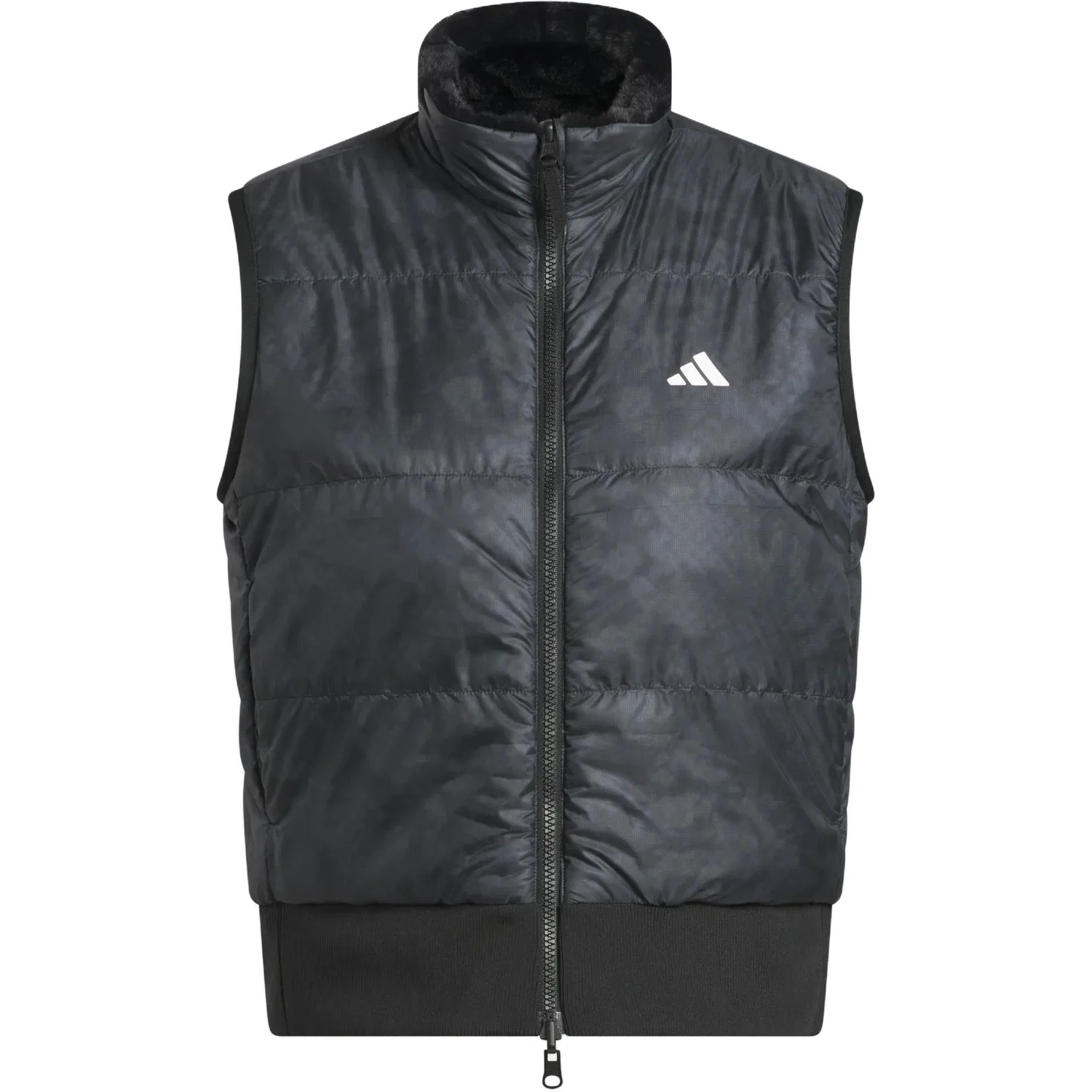 Женский жилет с воротником-стойкой, Adidas, Black