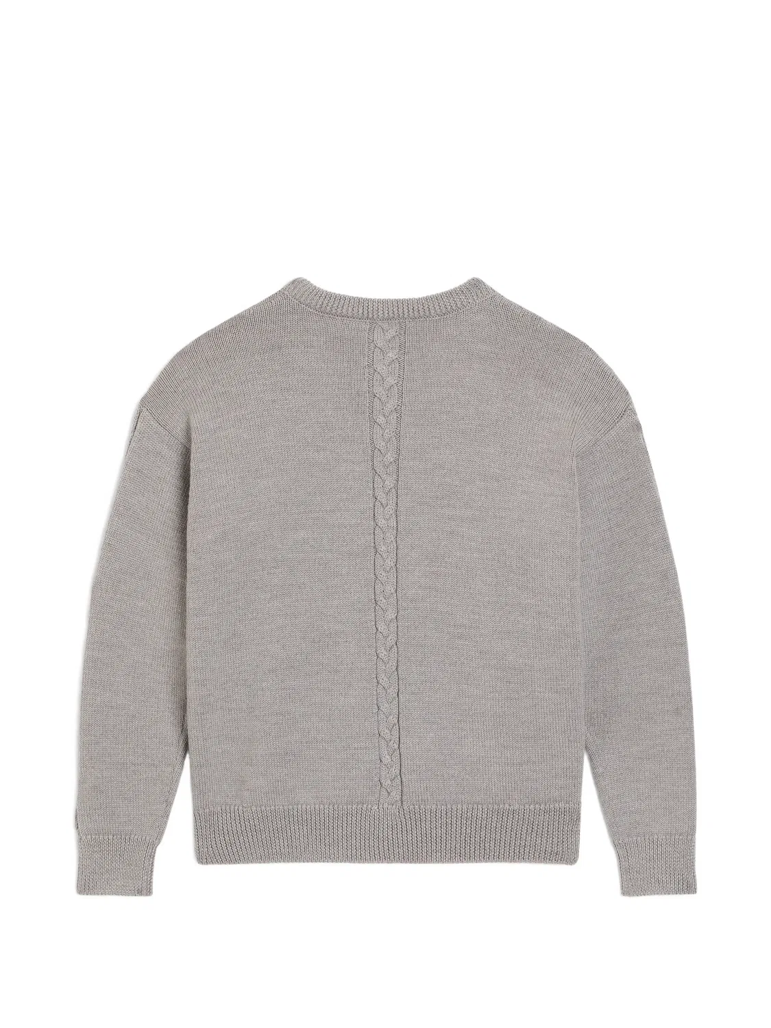 Кардиган из вирджинской шерсти Dolce & Gabbana Kids, серый — фото 2