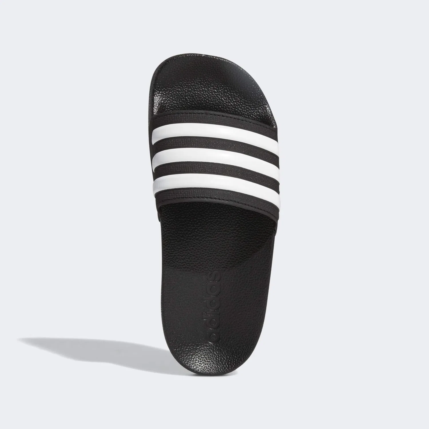 Детские шлепанцы для девочек и мальчиков с фиксатором Adilette Shower Slides Adidas, Core Black Cloud White Core Black — фото 3