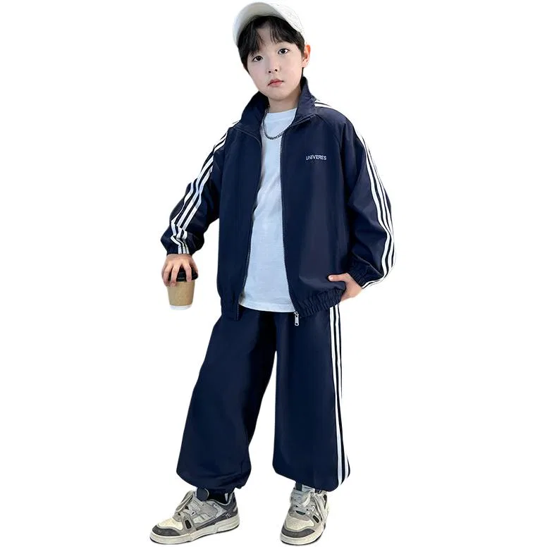 Детский спортивный комплект для мальчиков с капюшоном Lanza, Navy Blue