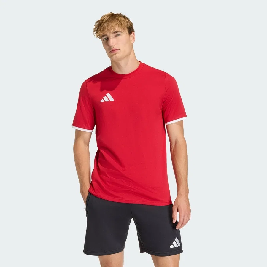 Футболка с коротким рукавом Entrada26 adidas, Красно-белый