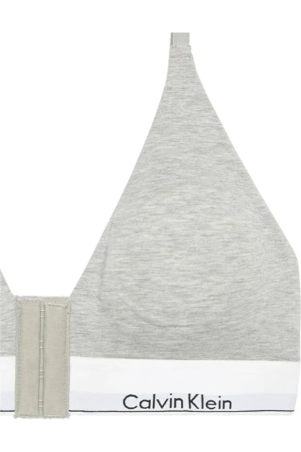 Женский бюстгальтер без поролона Calvin Klein, Grey Heather — фото 2