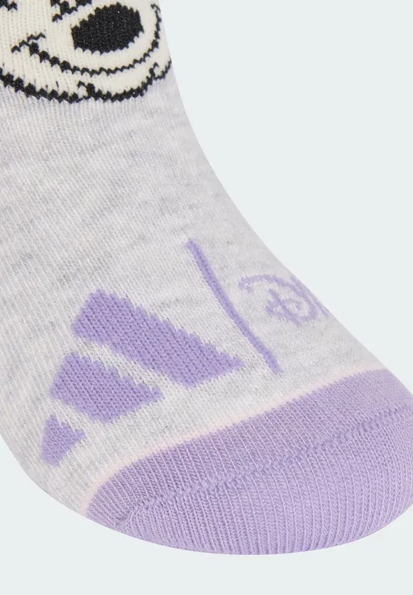 Набор из 3 пар носков Adidas Disney Minnie Mouse Adidas Sportswear, светло-серый/сиреневый/кремовый — фото 4