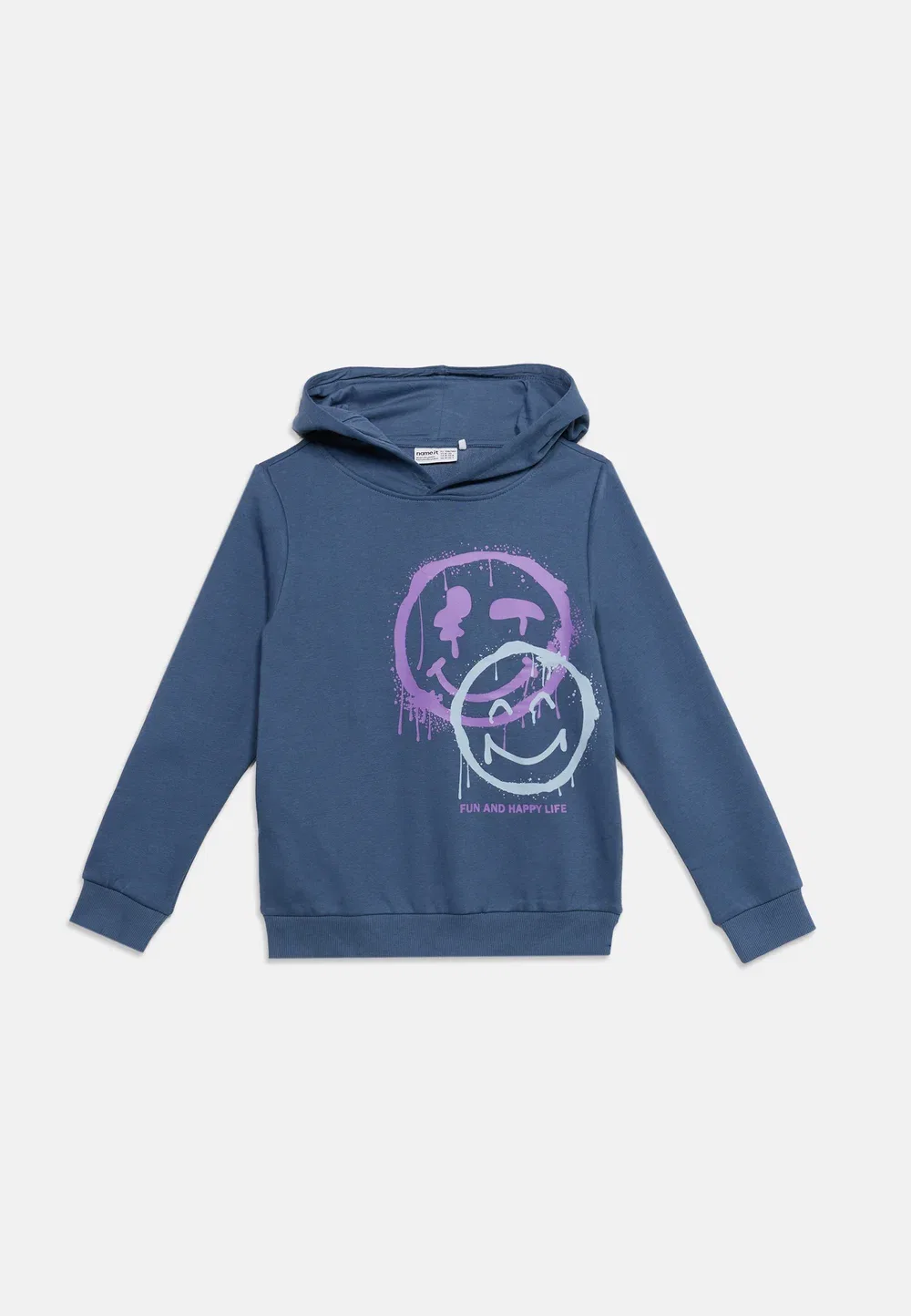 Худи Nkmlucan box Name It, Vintage Indigo — фото 3