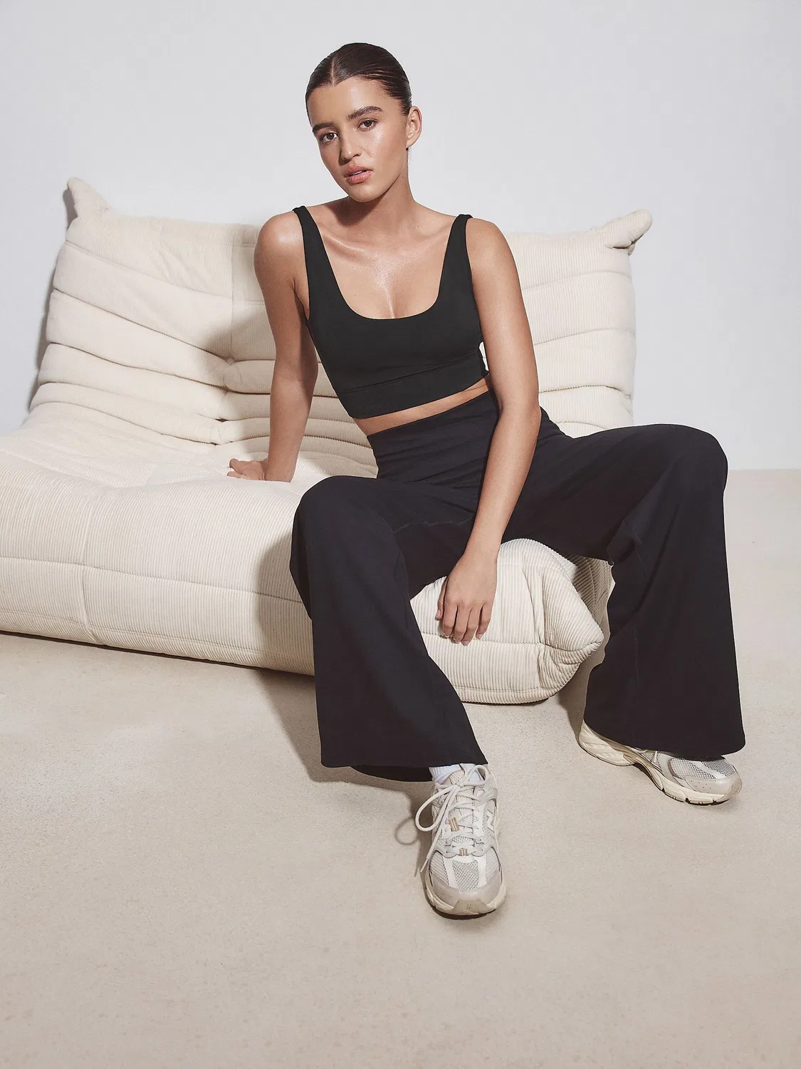 Леггинсы широкие Black Active Balance Sports Next, черный