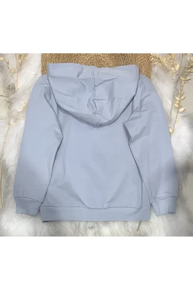 Детский кардиган с капюшоном без пола Bebitomkids, Gray — фото 2