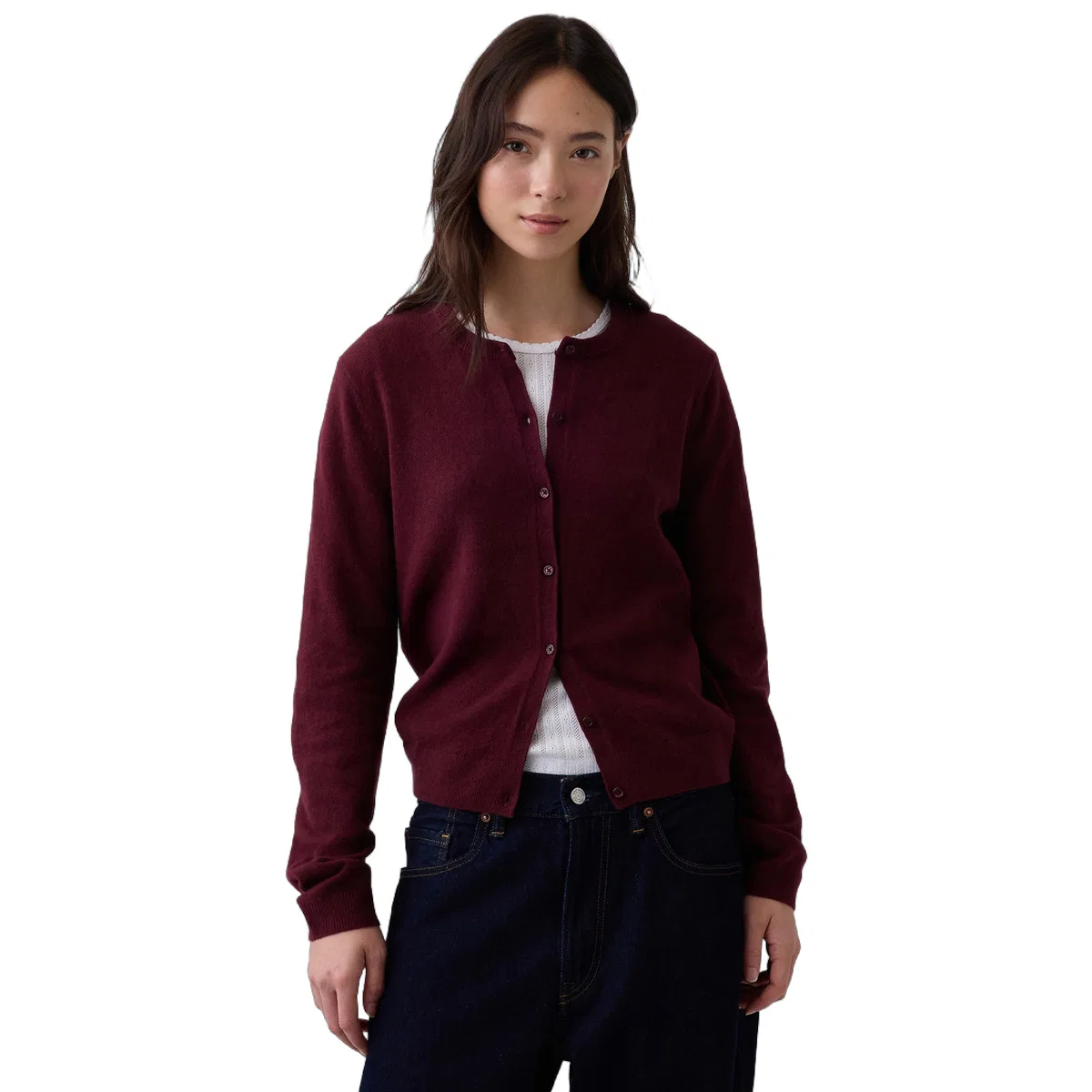 Женский джемпер с круглым вырезом GAP, Red
