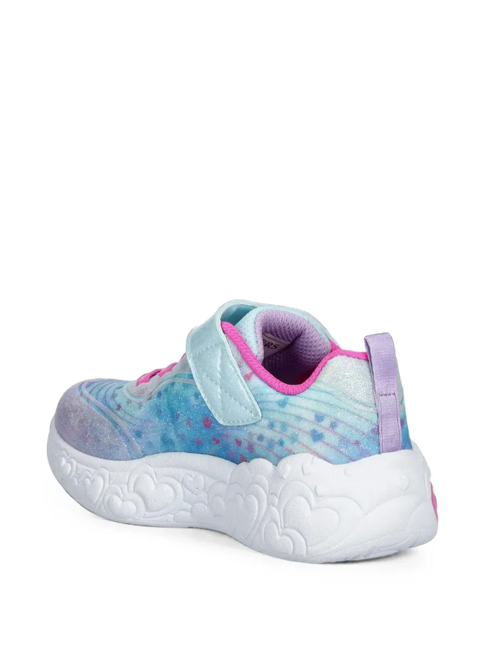 Кроссовки для девочки Eternal Heart Lights Skechers, голубой — фото 3
