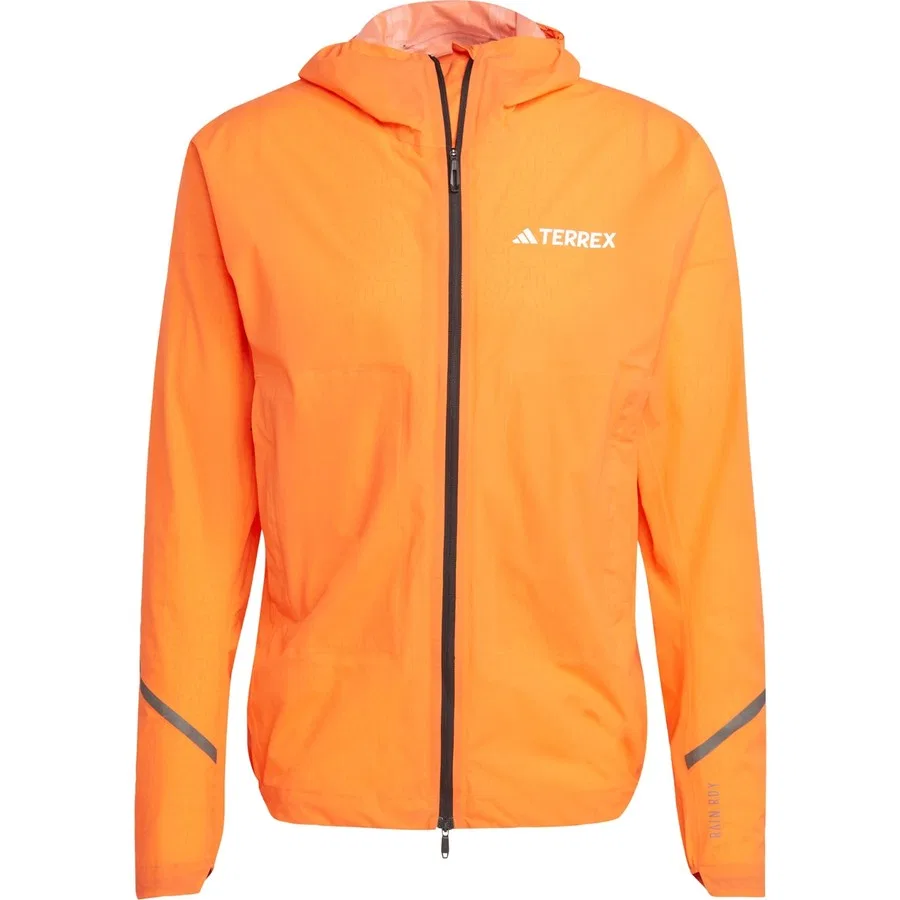 Ветрозащитная куртка с капюшоном Terrex Xperior 2.5L Light Rain.Rdy adidas, Оранжевый