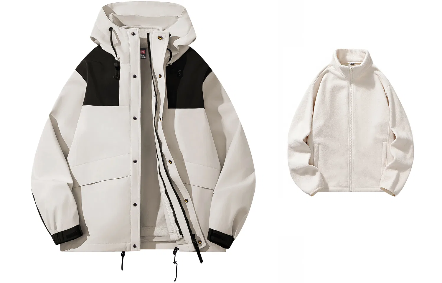 Детская ветровка водоотталкивающая BALENO, Ivory White