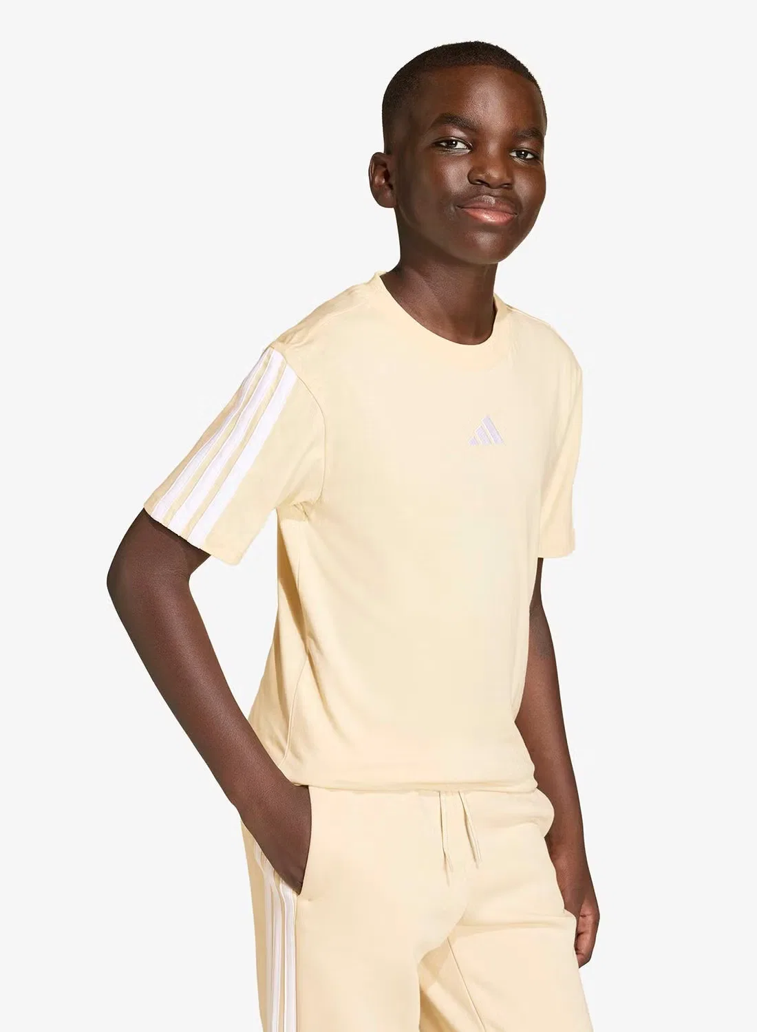 Футболка классического кроя Essentials Adidas, бежевый