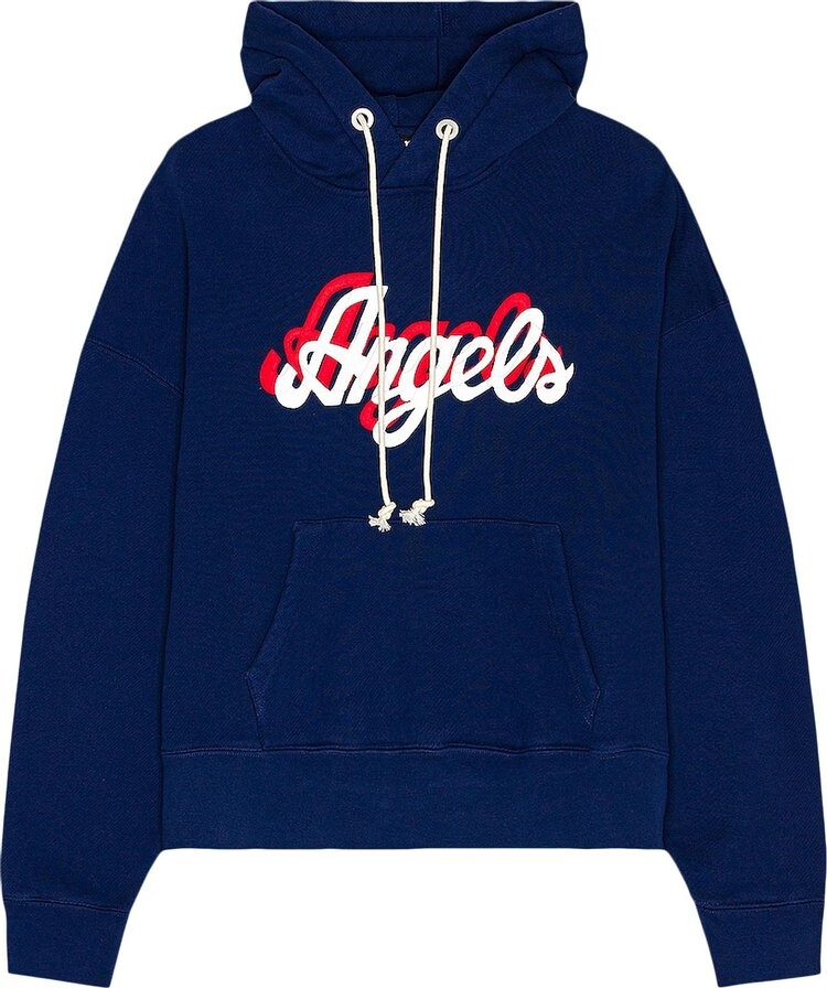 

Худи Palm Angels Angels Hoody 'Navy Blue/White', синий