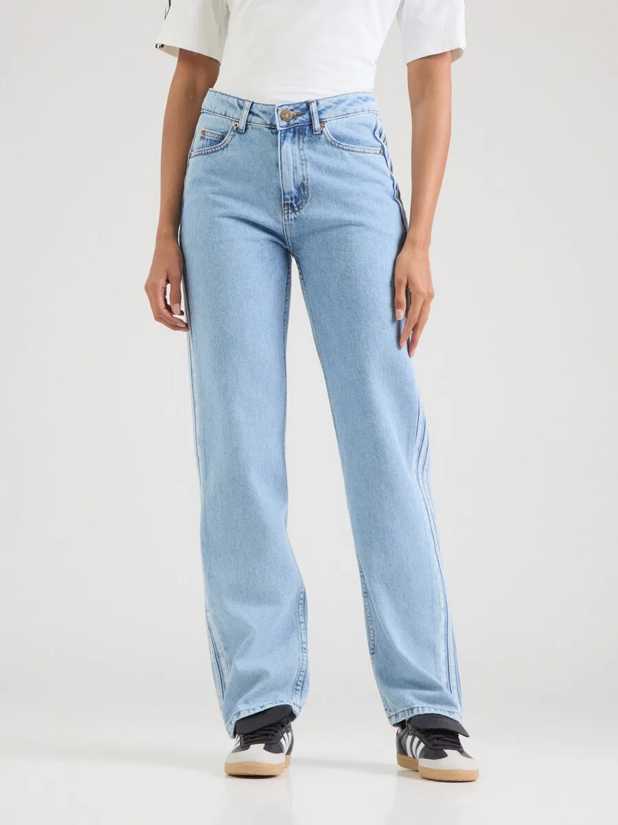 Джинсы ADIDAS ORIGINALS Regular Jeans 'FB' синего цвета — фото 3