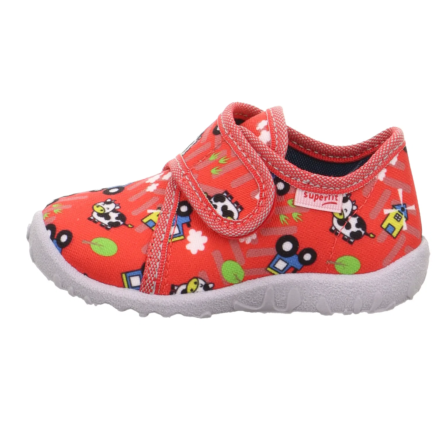 Домашние тапочки закрытые SPOTTY Superfit, красный — фото 3