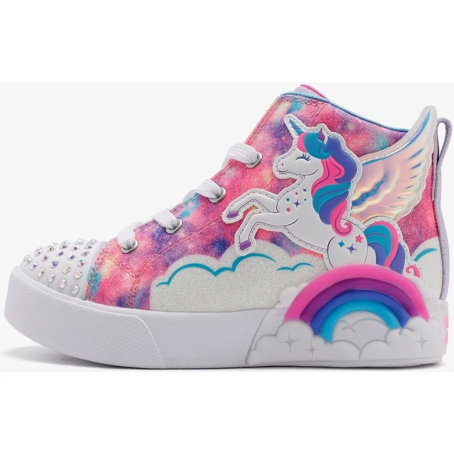 Кроссовки детские с подсветкой Twinkle Magic Skechers, Фиолетовый