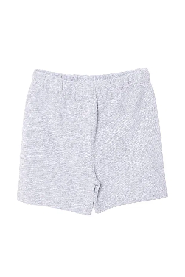 Детские шорты для мальчиков пике-фактуры Hellobaby basic men's pique shorts baby boy Ebebek Hello Baby, Gray Melange